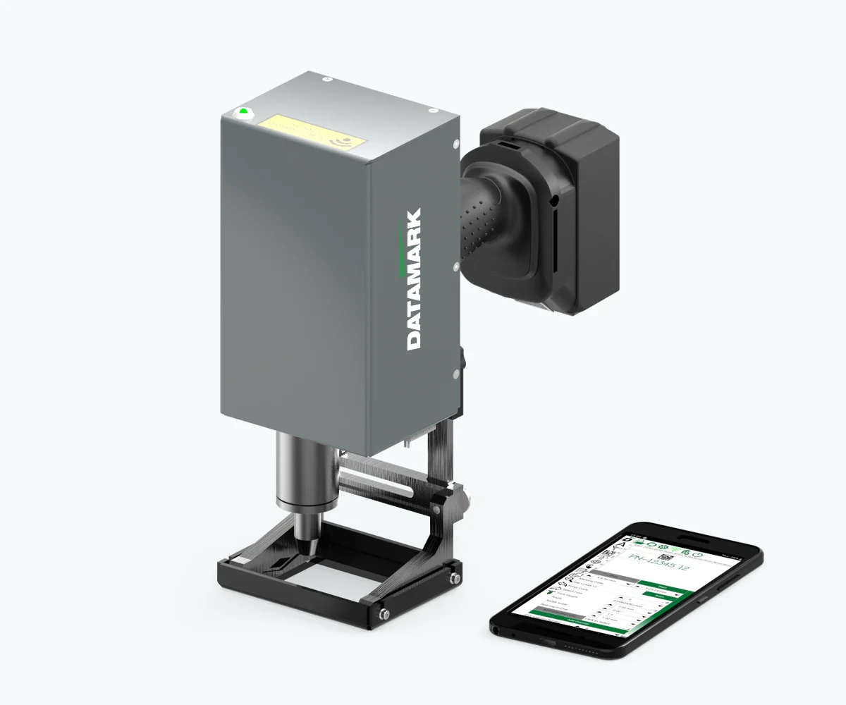 Máquina de marcado portátil por punto y micropercusión Datamark Mobile