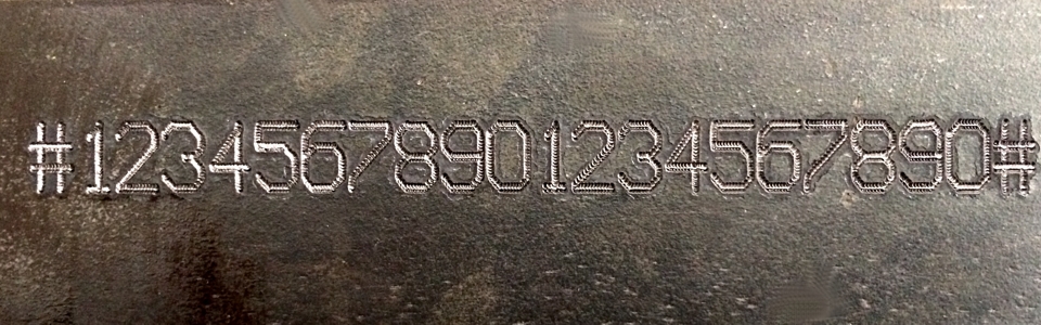 Marcaje de numeraciones en chasis y bastidores