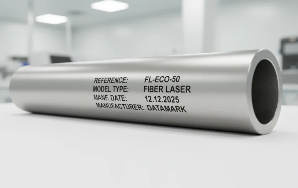 Grabado láser en tubos de acero inoxidable