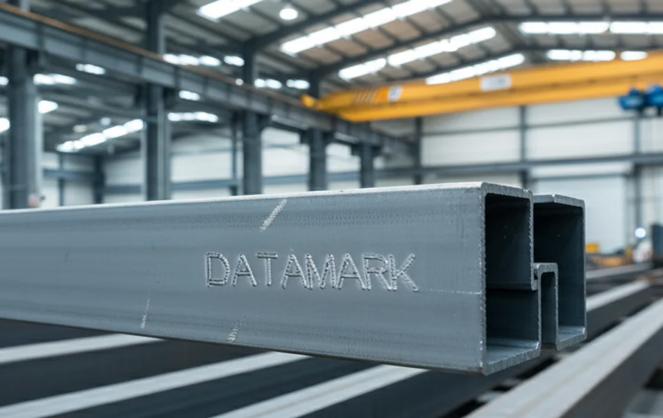 Marcaje de perfiles de acero galvanizado