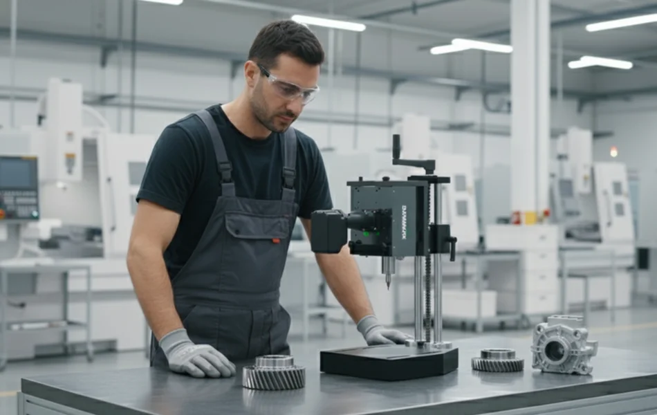 Marcaje de piezas de metal mecanizado